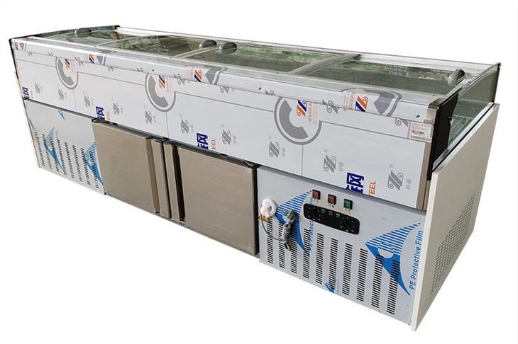 Double Temperature Meat Food Display Refrigerator