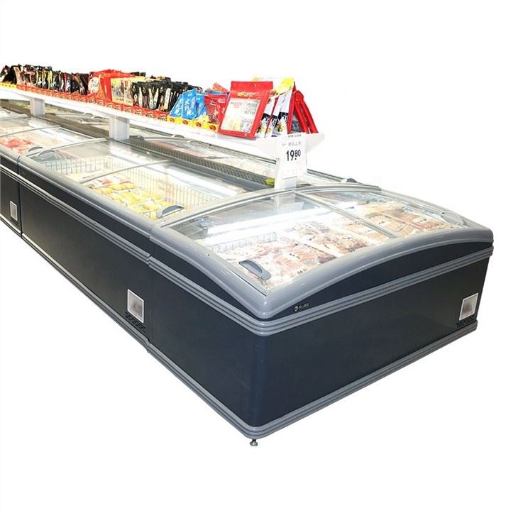 Supermarket Freezer Top Open Sliding Glass
